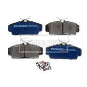 Borg & Beck 4 x Front Brake Pad Set BBP1672