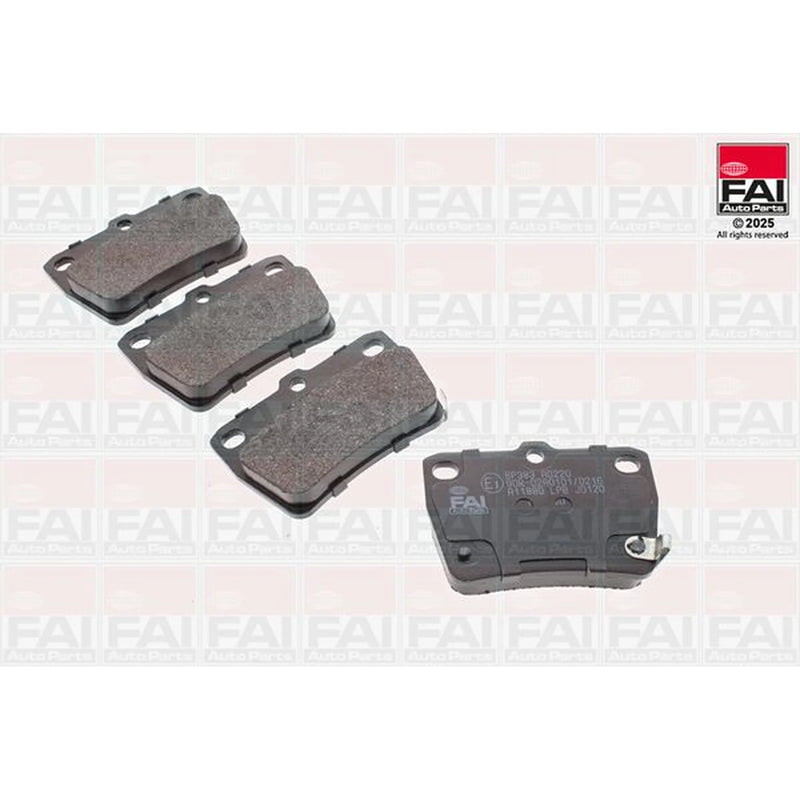 FAI Rear Brake Pad Set BP383