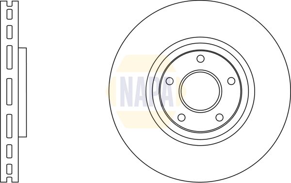 NAPA Front Vented & Rear Vented Brake Discs & Pads fits INFINITI NISSAN RENAULT