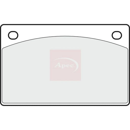 Apec Rear Brake Pad Set PAD1935