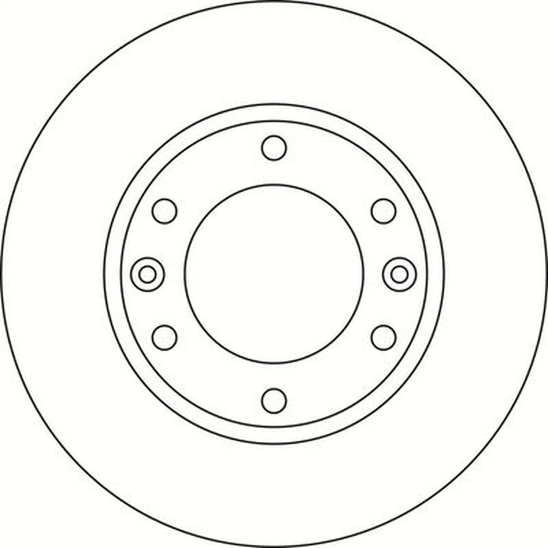 Abtex 2 x Vented Front Brake Discs BD1896V