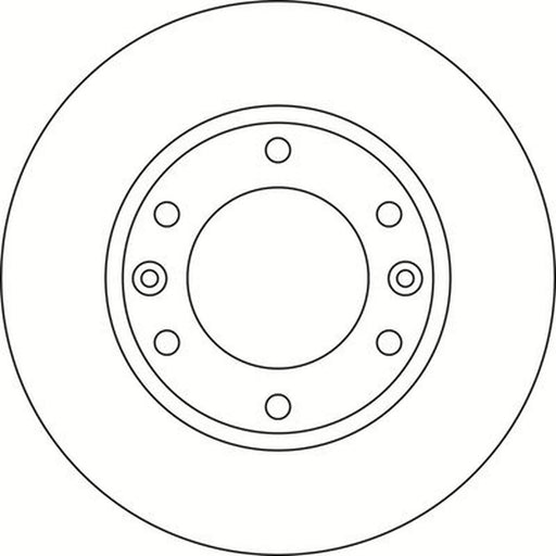 Abtex 2 x Vented Front Brake Discs BD1896V