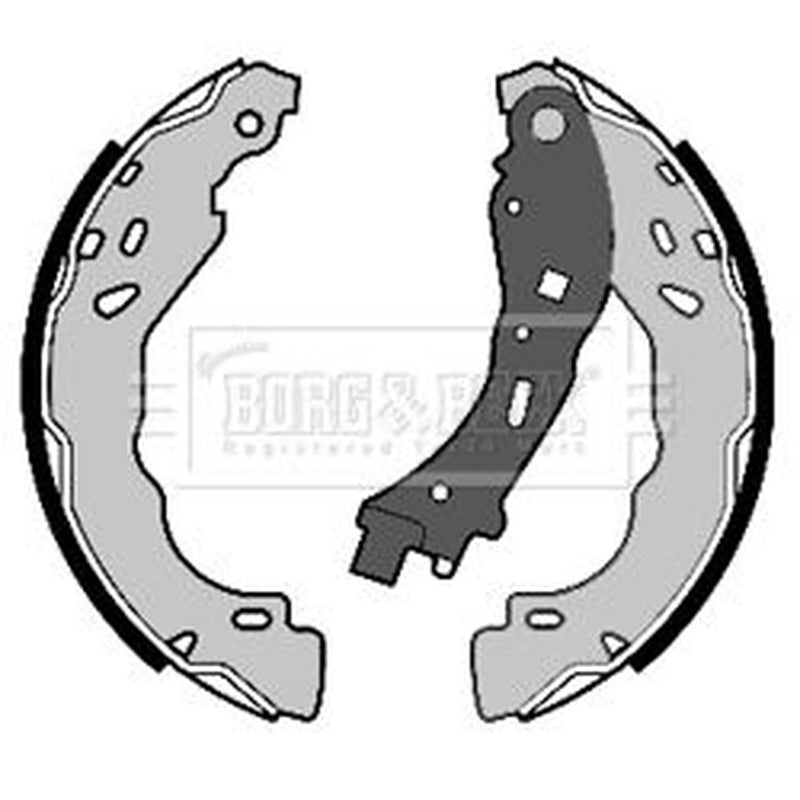 Borg & Beck Brake Shoe Set Axle Kit BBS6467