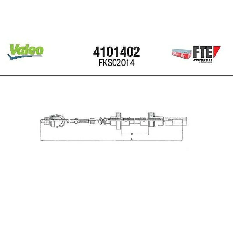 Valeo Clutch Control Cable Pull 4101402