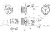 Hella 8FK 366 200-451 Compressor, air conditioning