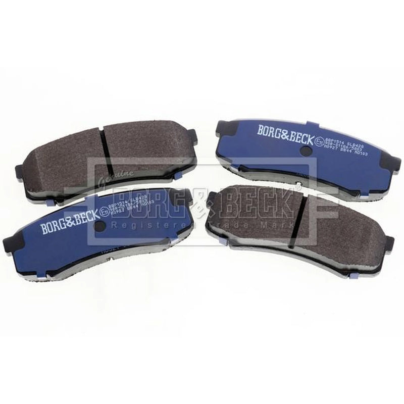 Borg & Beck 4 x Rear Brake Pad Set BBP1514