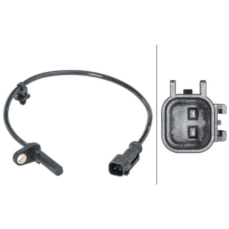 Hella ABS Wheel Speed Sensor Rear 6PU 012 679-601
