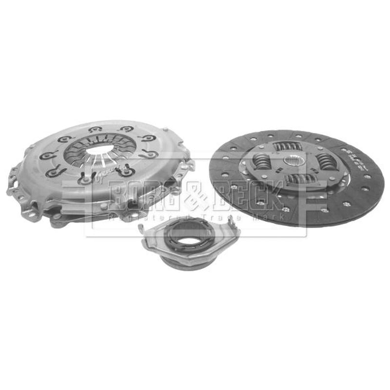 Borg & Beck Clutch Kit Set 3pc 240mm HK6102