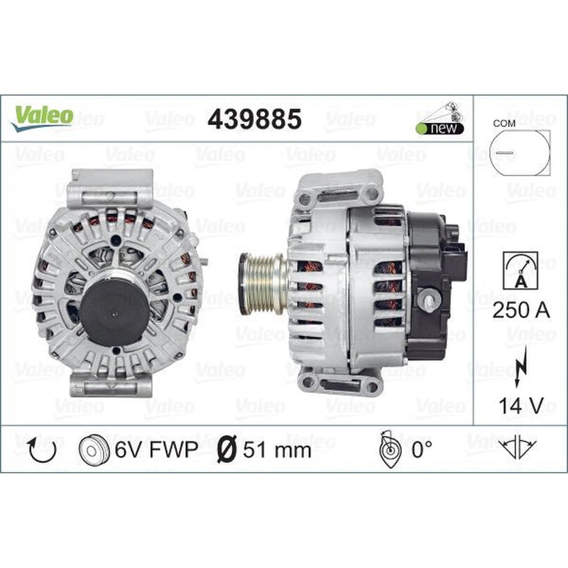 Valeo Car Alternator 12V 439885