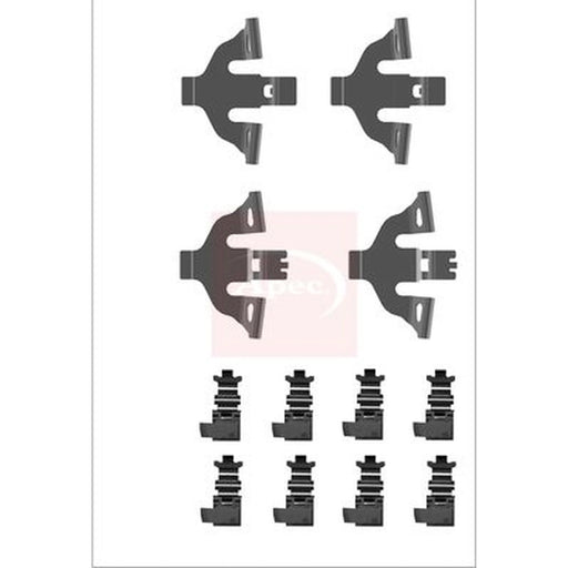 Apec Brake Pad Accessory Fitting Kit Front KIT1379