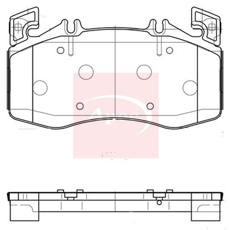 Apec Front Brake Pad Set PAD2360