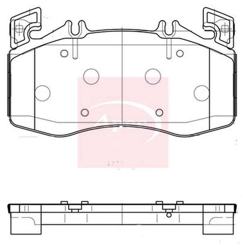 Apec Front Brake Pad Set PAD2360