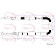 Apec Handbrake Cable Left Rear CAB1755