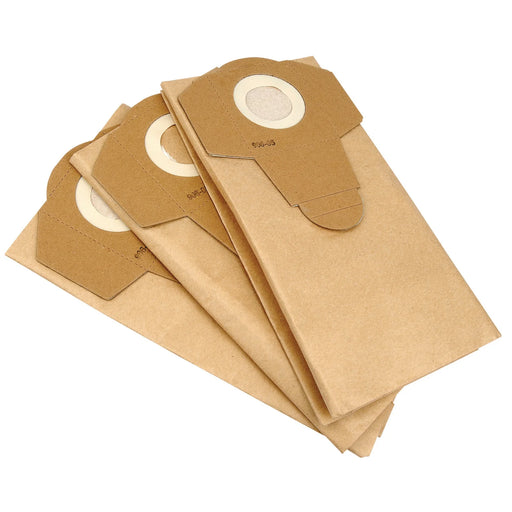 Draper WDV20ASS Paper Dust Bags - Pack of 3