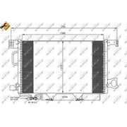 NRF Air Conditioning Condenser 35893