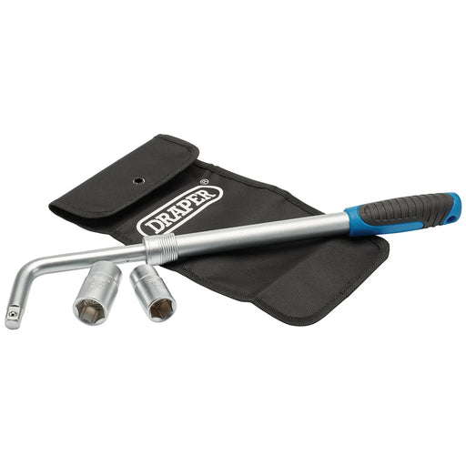 Draper Extending Wheel Nut Wrench 1/2" Sq. Dr. 380-520mm