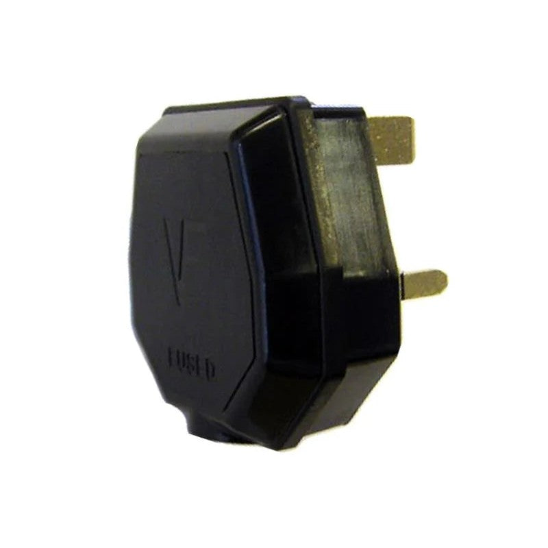 Dencon BS1363/A Black Plug 13 Amp 1709 - 1709