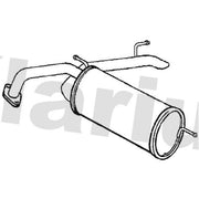 Klarius Box With Tail Pipe Rear HA478W