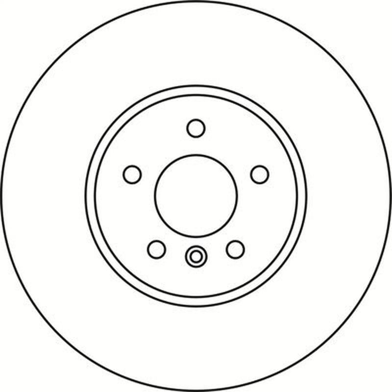 Abtex 2 x Vented Front Brake Discs BD1849V