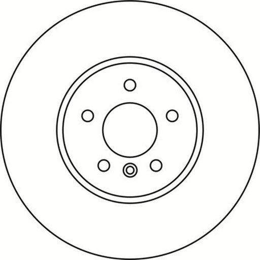 Abtex 2 x Vented Front Brake Discs BD1849V