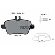 Textar Rear Brake Pad Set 2484805