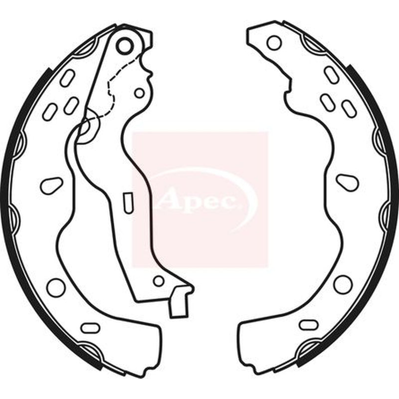 Apec Brake Shoe Set Axle Kit SHU722