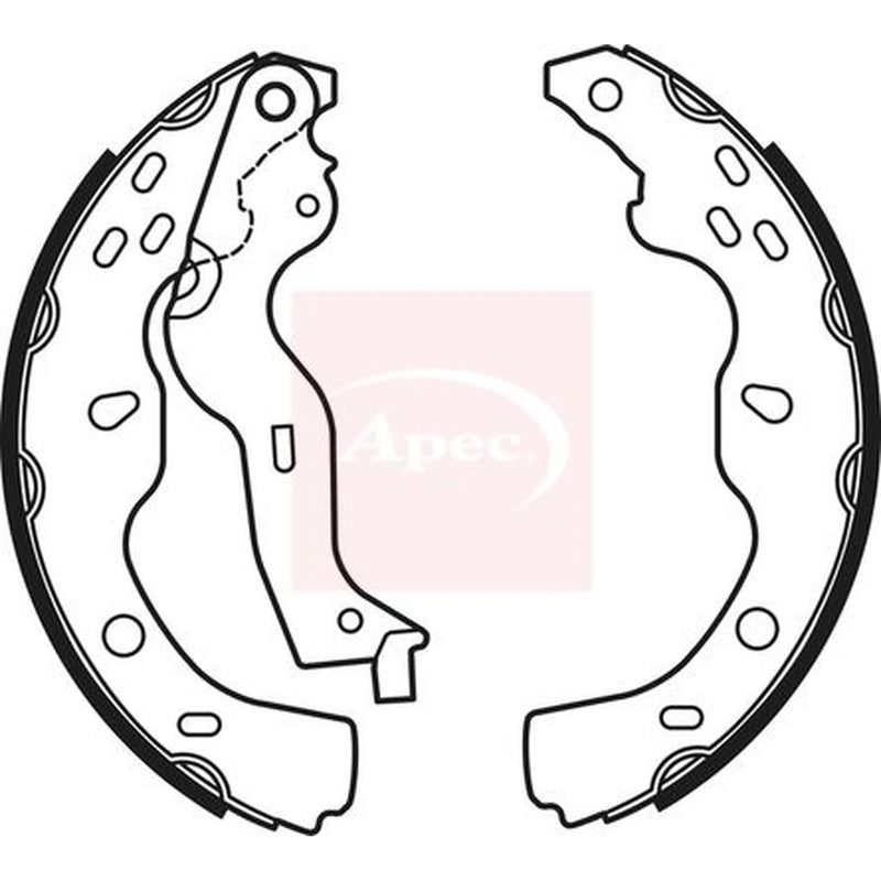 Apec Brake Shoe Set Axle Kit SHU722