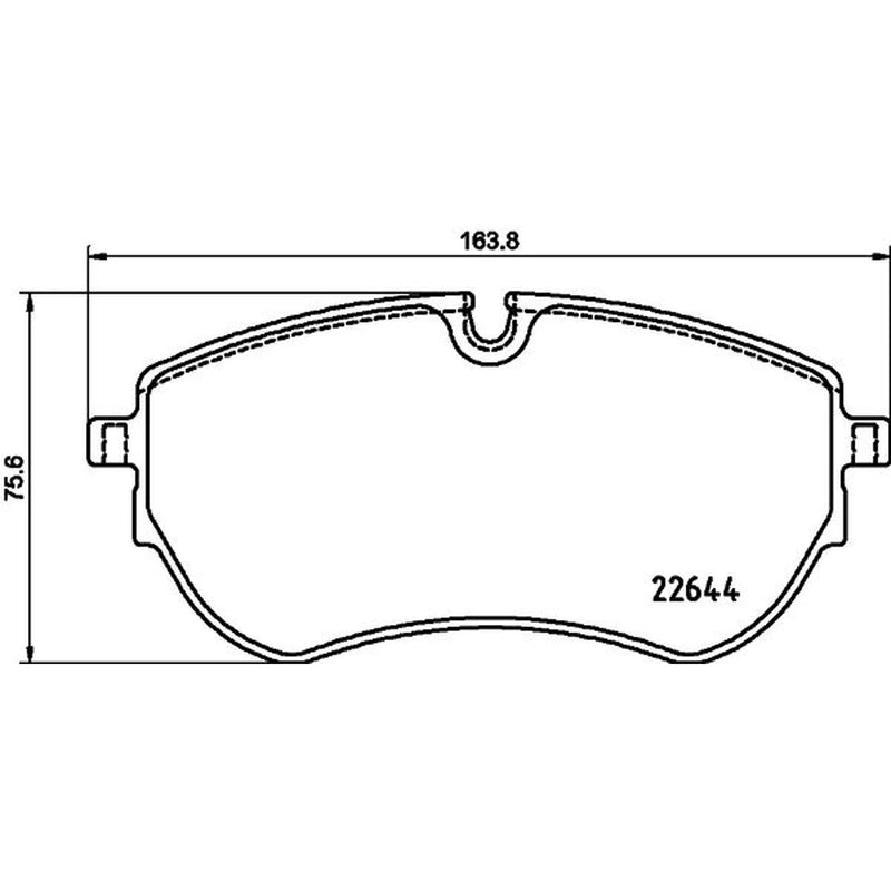 DON Front Brake Pad Set PCP2235