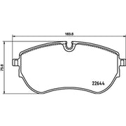 DON Front Brake Pad Set PCP2235