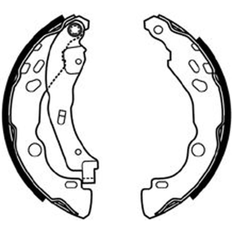 Abtex Brake Shoe Set Axle Kit ABS4043
