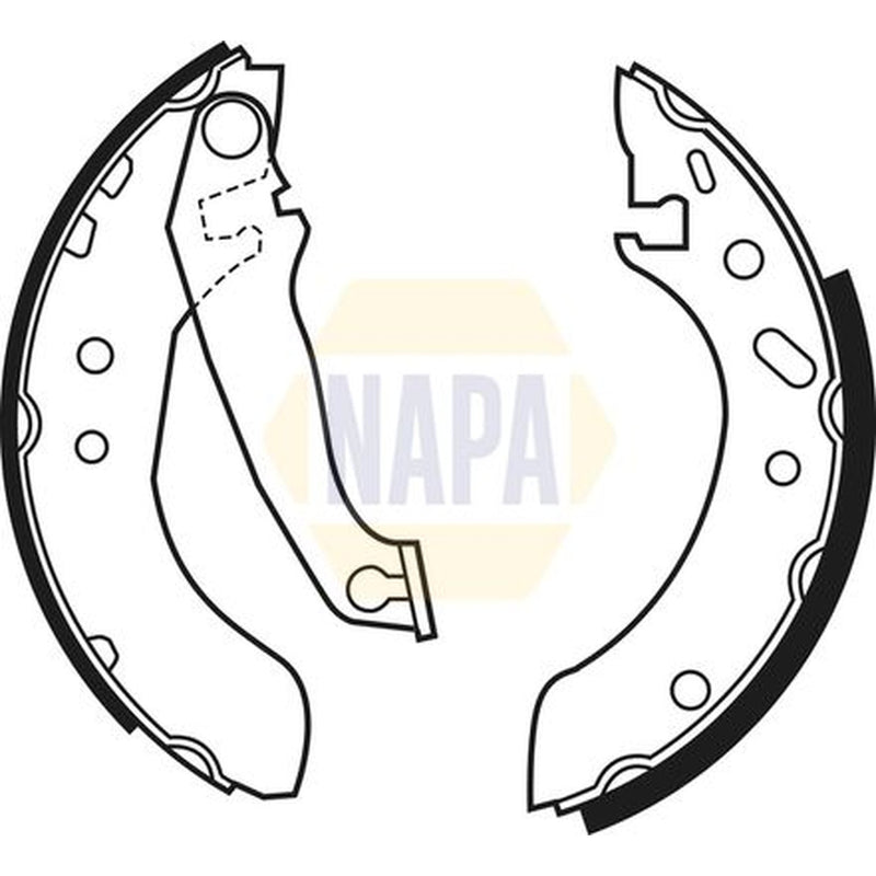 NAPA Brake Shoe Set Axle Kit NBS1024