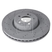 Febi 2 x Two-Piece Front Brake Disc Brake Discs 1003476