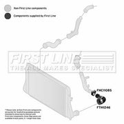 First Line Intercooler Turbo Charge Air Hose FTH1246