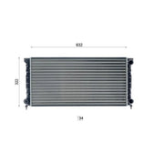 Mahle Engine Radiator CR 345 000S