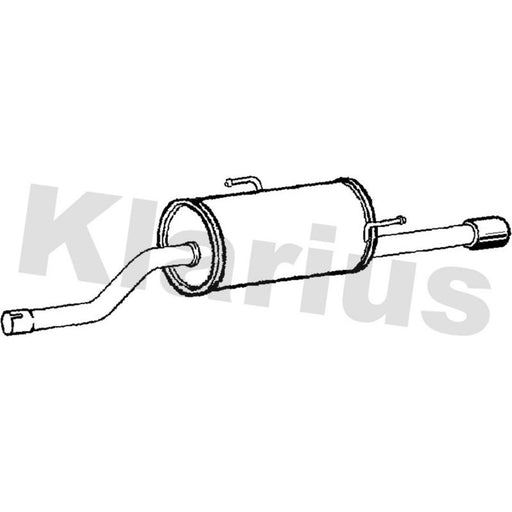 Klarius Box With Tail Pipe Rear PG890M
