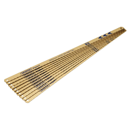 Draper Expert Hacksaw Blades 300mm 18tpi Pack of 10