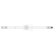 Apec Brake Hydraulic Hose Line Rear HOS4466