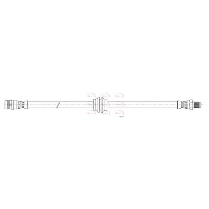 Apec Brake Hydraulic Hose Line Rear HOS4466