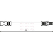 Apec Brake Hydraulic Hose Line Rear HOS3313