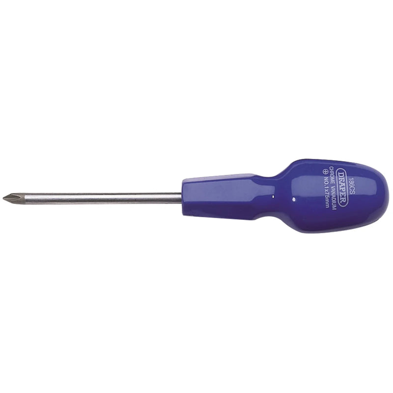 Draper Cross Slot Cabinet Pattern Screwdriver, Various Sizes
