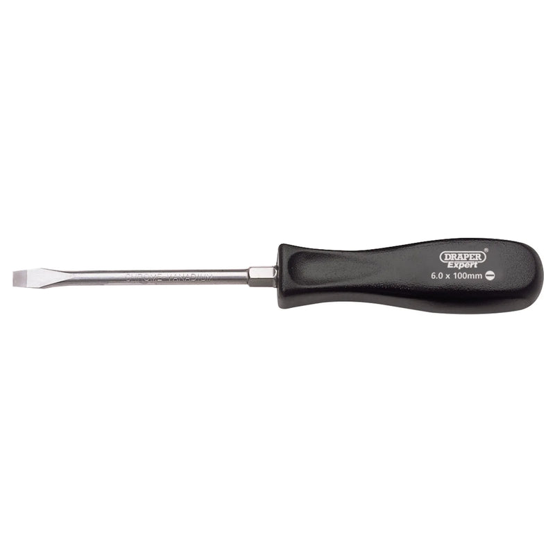 Draper Expert Mechanics Screwdriver, Plain Slot, 6mm