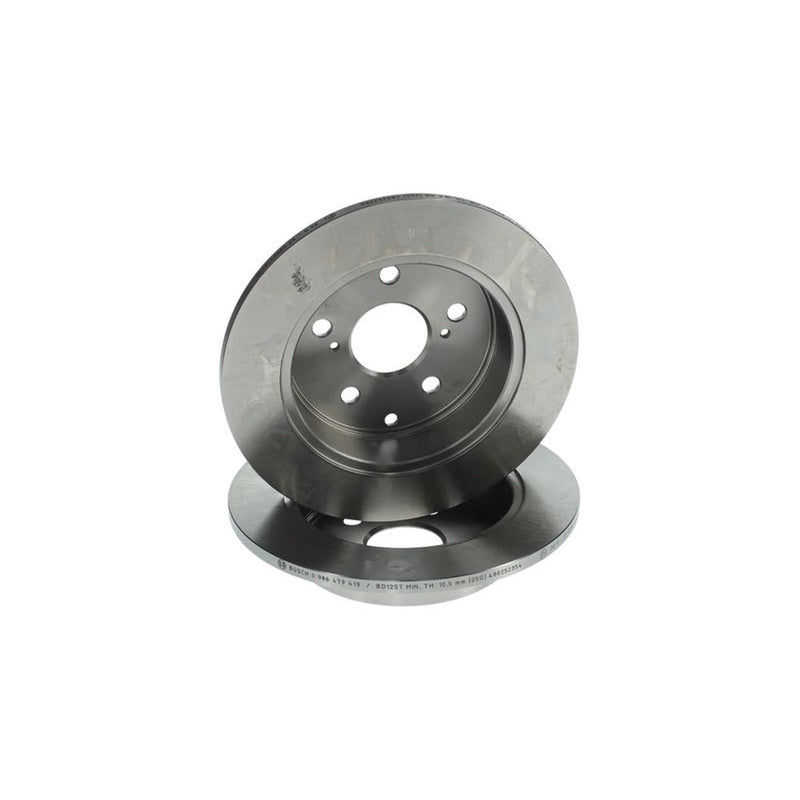 Bosch 2 x Solid Rear Brake Discs 0 986 479 419