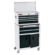 Draper Combined Roller Cabinet Tool Chest 6 Drawer 24" White