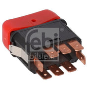 Febi Hazard Warning Light Switch 7 Connectors 24470