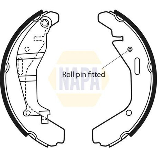 NAPA Brake Shoe Set Axle Kit NBS1061