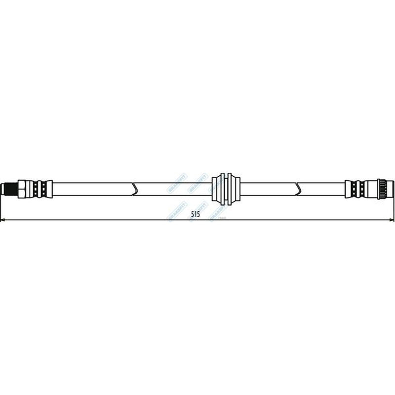 Apec Brake Hydraulic Hose Line Front BHO4234
