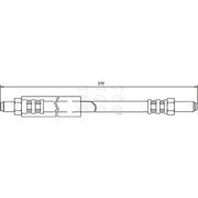 Apec Brake Hydraulic Hose Line Front HOS3137