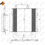 NRF Air Conditioning Condenser 350231