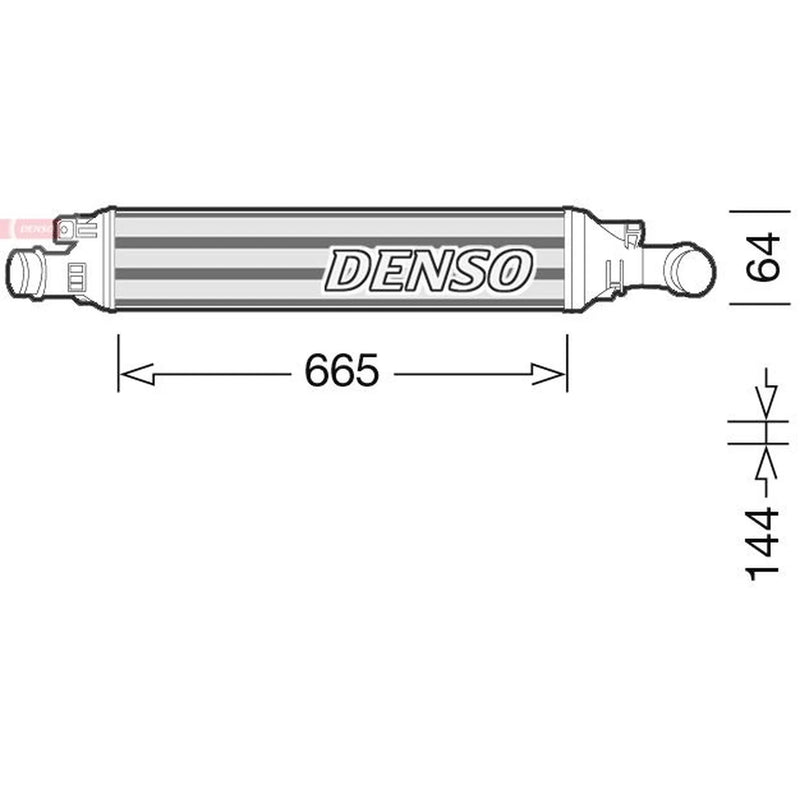 Denso Intercooler (Charge Air Cooler) DIT02036
