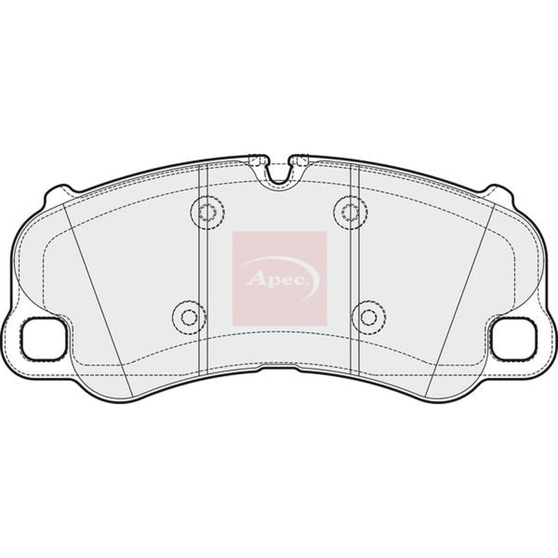 Apec Front Brake Pad Set PAD2019